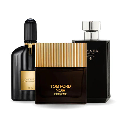 Cofanetto con 3 Profumi: BLACK ORCHID, NOIR EXTREME & PRADA L’HOMME INTENSE – 100 ml
